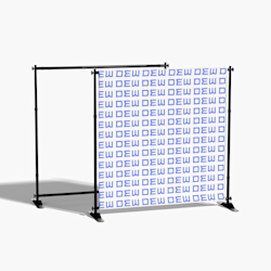 Banner pubblicitari estensibili con logo ripetuto