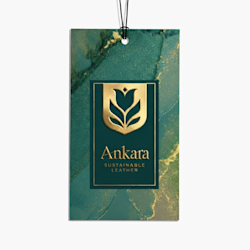Cartellini con rilievo metallico