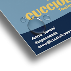 Biglietti da visita ultra resistenti