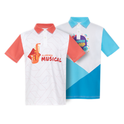 Polo sportiva per bambini interamente personalizzabile