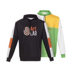 Felpa con cappuccio sportiva interamente personalizzabile