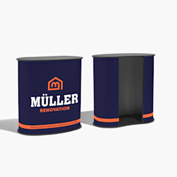 Banconi promozionali curvi