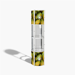 Espositori a torre flessibili pieghevoli