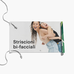 Striscioni bi-facciali