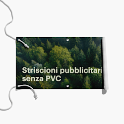 Striscioni pubblicitari senza PVC
