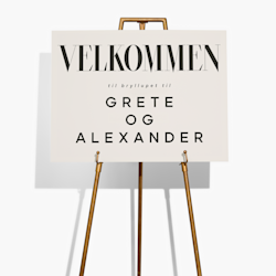 Velkomstskilt
