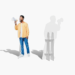 Kartonnen Cutout