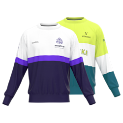 Volledig bedrukte sweatshirt met ronde hals