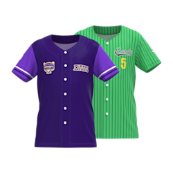 Volledig bedrukt honkbalshirt kids