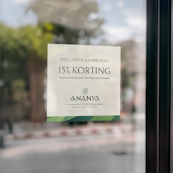 Bedrukt raamfolie