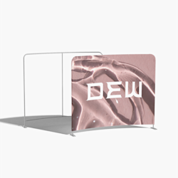 Gebogen buisbanners