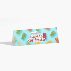 Cartões duplos fecha-sacos