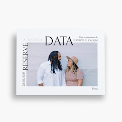 Cartões "save the date"