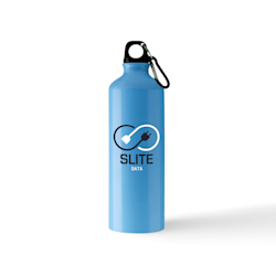 Vattenflaska i aluminium med karbinhake – 770 ml