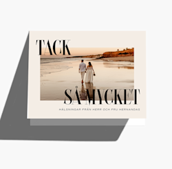 Tackkort