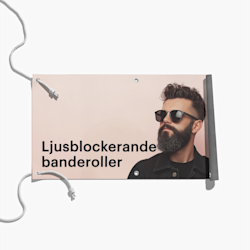 Ljusblockerande banderoller