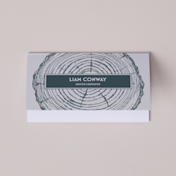 Folded Business Cards