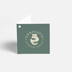 Folded Swing Tags