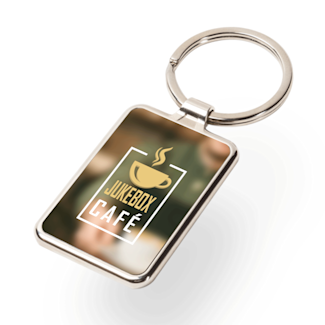 BAZIC Key Tag Label Window, Plastic Key Holder Key Ring (6/Pack