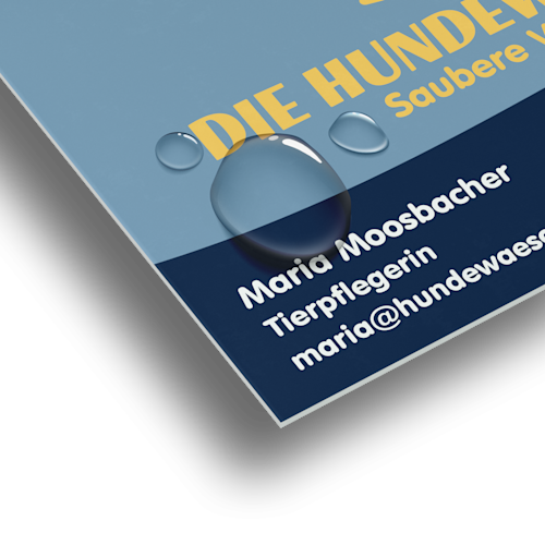 Wasserfeste Visitenkarten