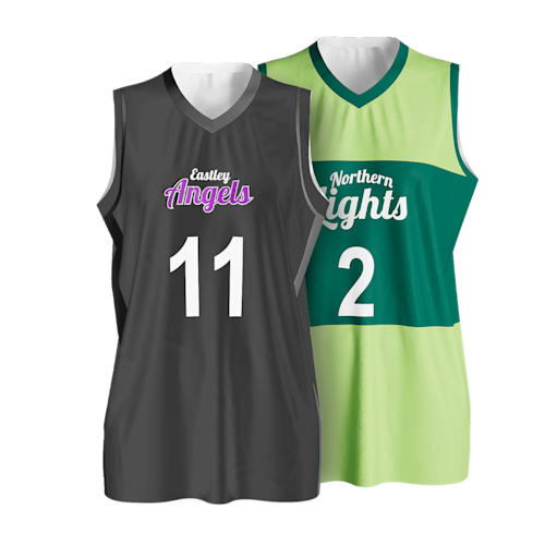 Damen-Basketballtrikot mit V-Kragen