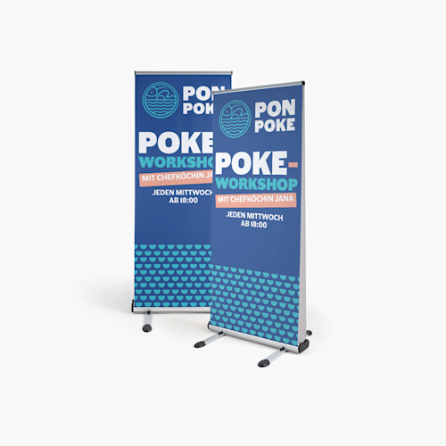Roll-Up-Banner für den Außenbereich