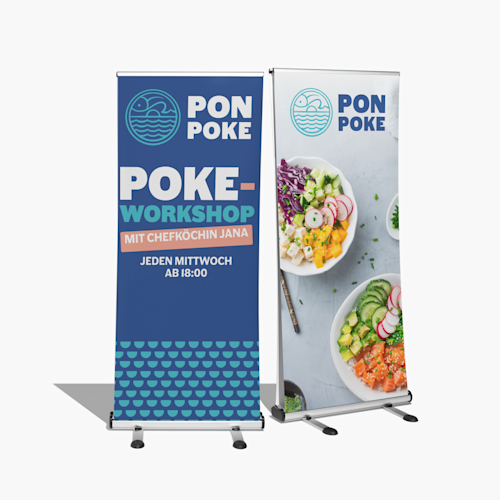 Roll-Up-Banner für den Außenbereich