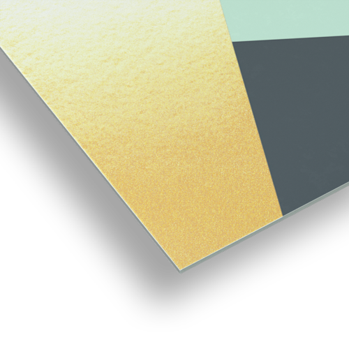 Visitenkarten mit Metallic-Effekt