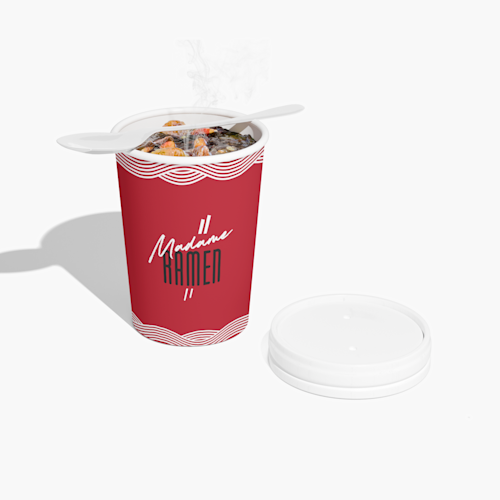 Bedruckbare Suppenbecher