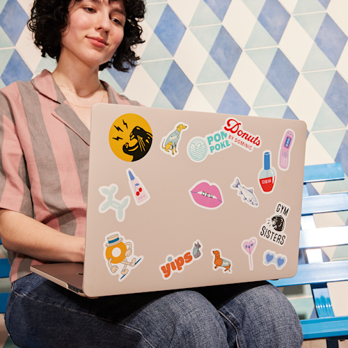 Laptop-Sticker