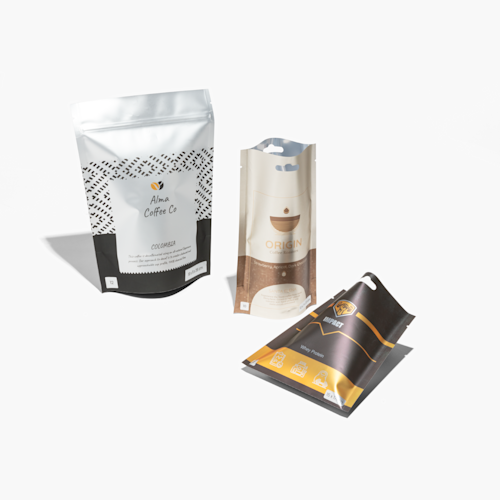 Metallisierte Beutelverpackungen
