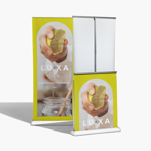 Doppelseitige Roll-Up-Banner