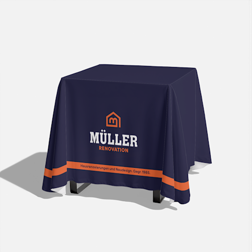 Individuell bedruckte Tischdecken
