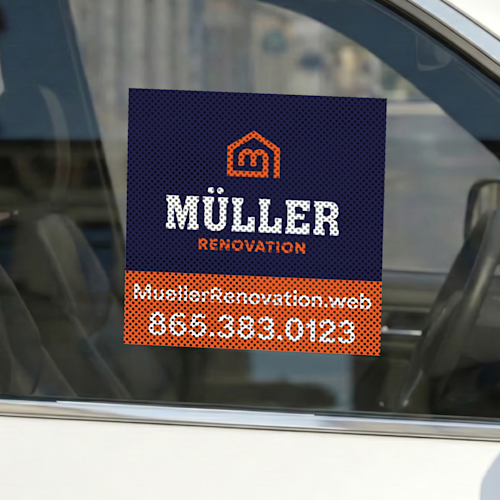 Heckscheibenaufkleber (perforiert)