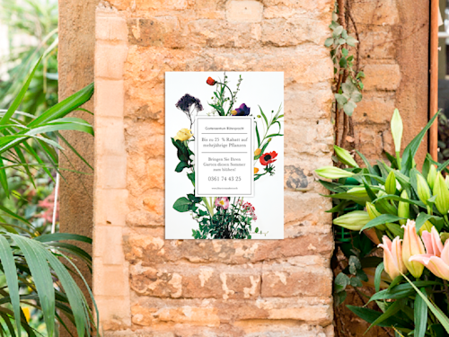 Wasserfeste Plakate