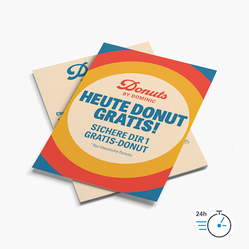 Flyer mit Lieferung am nächsten Tag