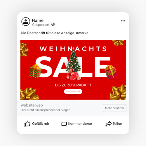 Facebook-Werbeanzeigen