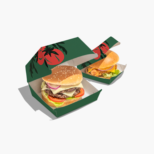 Hamburger-Boxen personalisierbar