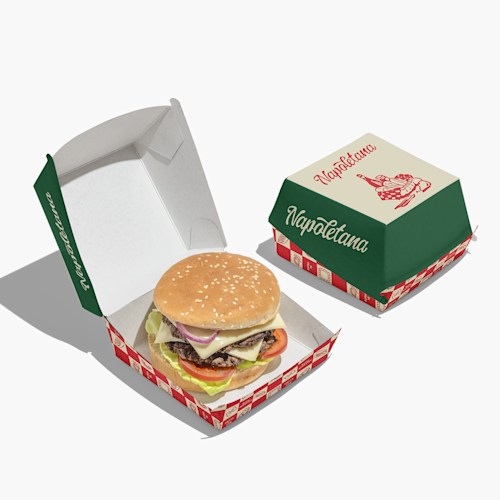 Hamburger-Boxen personalisierbar