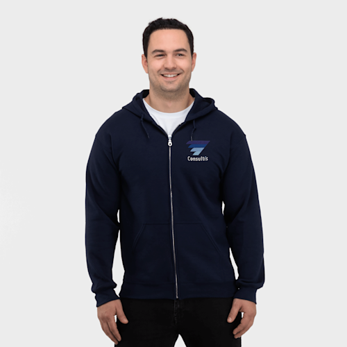 Gildan® Kapuzenjacke mit durchgehendem Reißverschluss