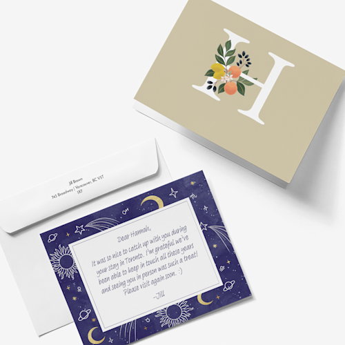 Personalized Note Cards