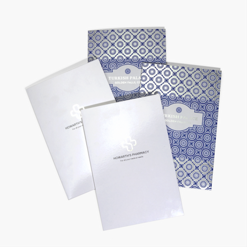Branded Foil Accent Presentation Folders