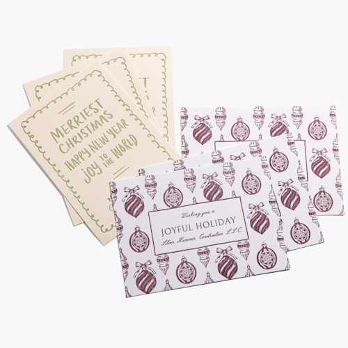Letterpress Holiday Cards