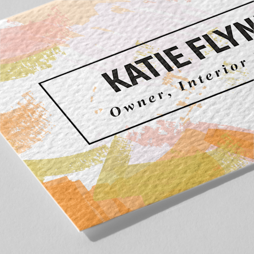 Natural Textured Business Cards
