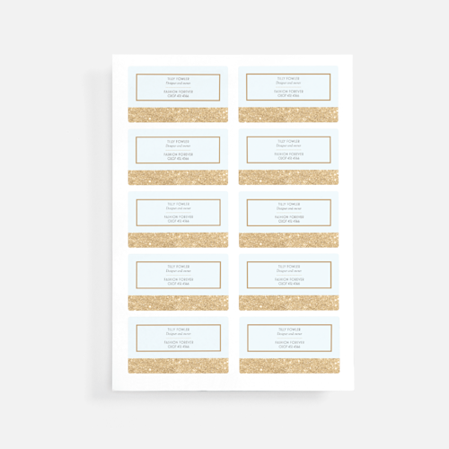 Business Card Stickers