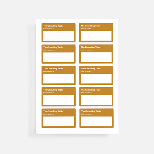 Name Stickers