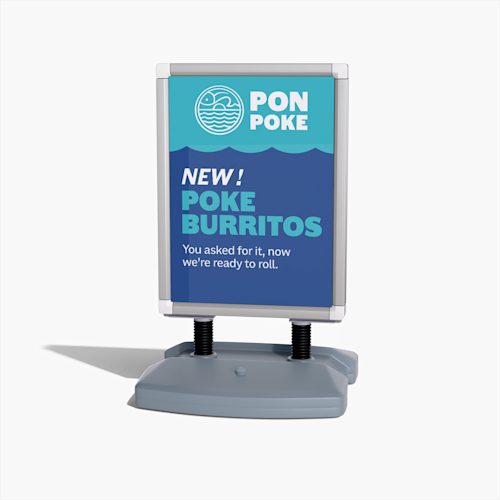 Waterbase Pavement Signs