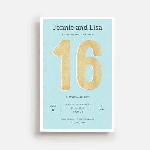 Teen Birthday Invitations