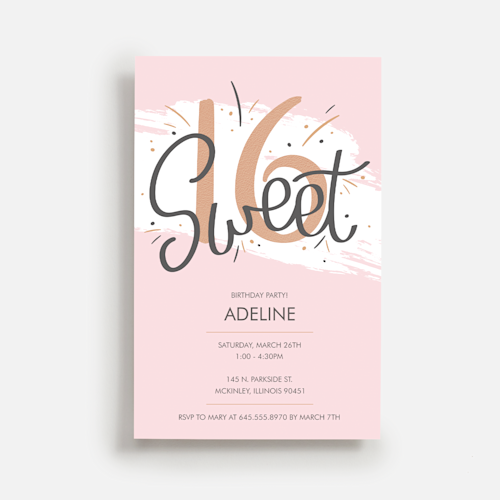 Teen Birthday Invitations