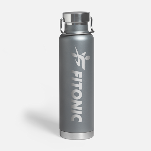 Stainless Steel Wide-Mouth Insulated Bottle – 22 oz.